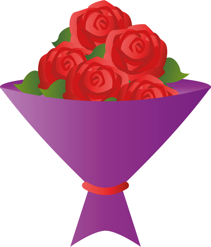 Rose bouquet clipart. Free download transparent .PNG Creazilla