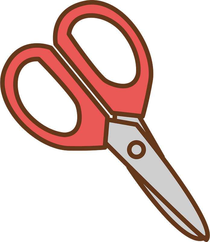 Scissors stationery clipart