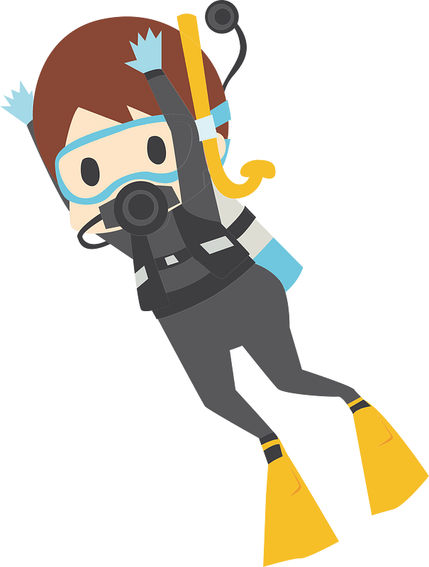 Scuba diving clipart. Free download transparent .PNG Creazilla