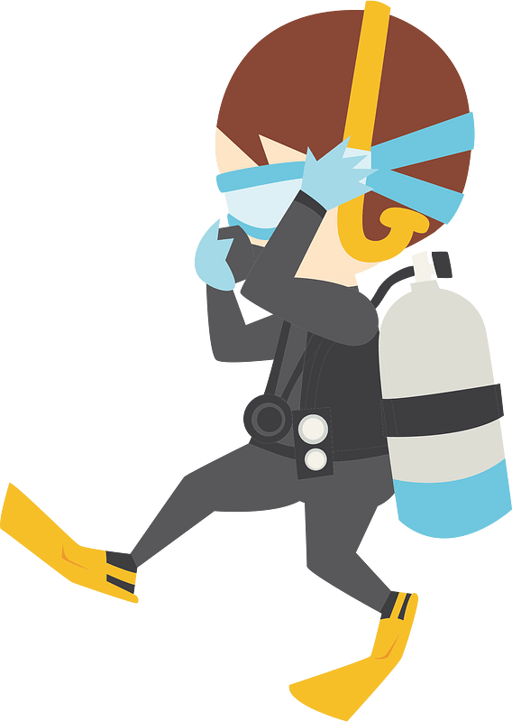 Scuba diving clipart. Free download transparent .PNG Creazilla
