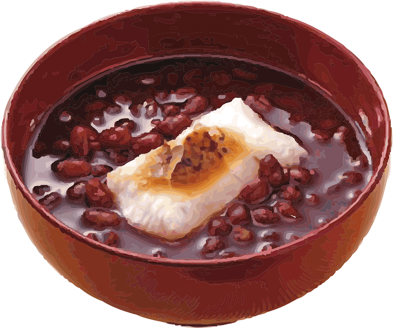 Sweet red bean soup clipart. Free download transparent .PNG Creazilla