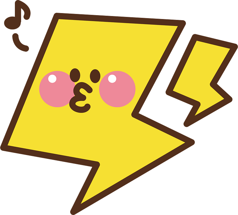 Thunder lightning immagine clipart