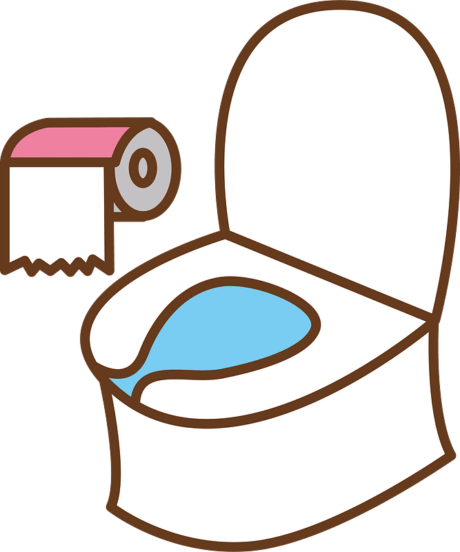 Toilet bowl clipart