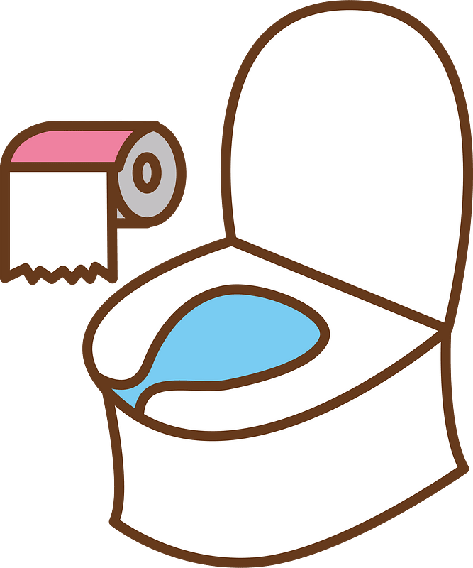 Toiletkumme clipart