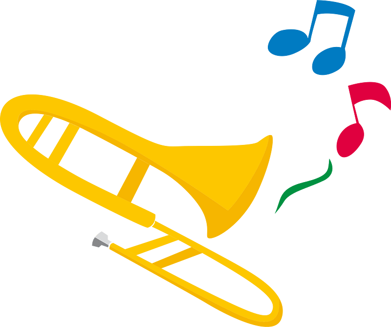 Trombone clipart. Free download transparent .PNG Creazilla