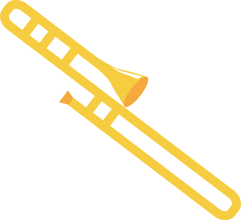 Trombone clipart. Free download transparent .PNG Creazilla