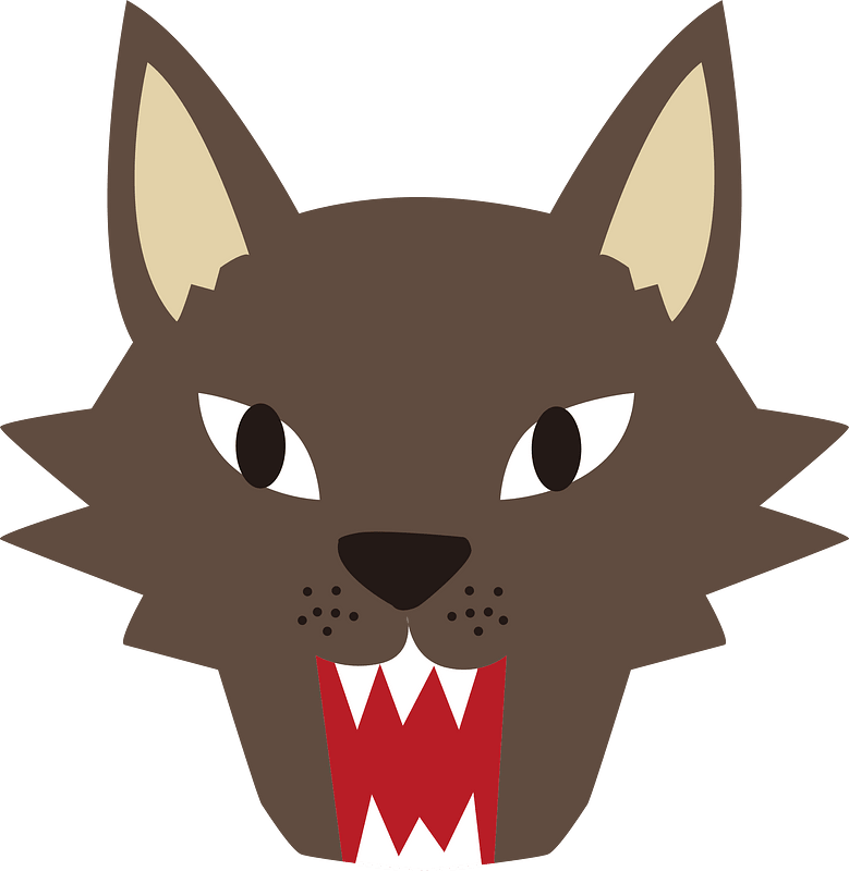 Lobo clipart. Dibujos animados descargar gratis. | Creazilla