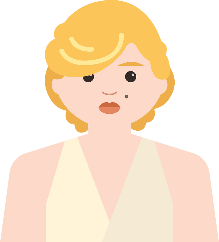 Marylin Monroe clipart