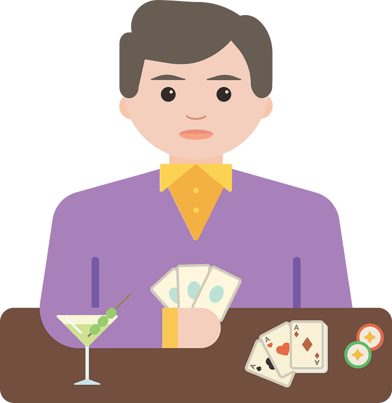 Gambler clipart