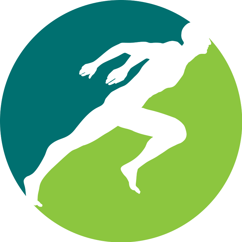 Sports sprinter logo clipart. Free download transparent .PNG | Creazilla