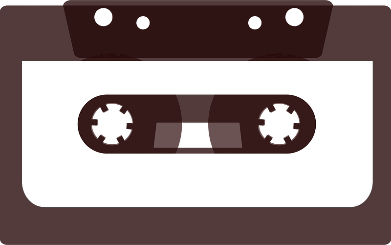 Compact cassette clipart. Free download transparent .PNG Creazilla