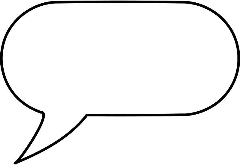 Speech bubble clipart