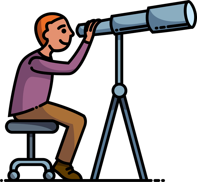 Astronomer clipart. Free download transparent .PNG | Creazilla