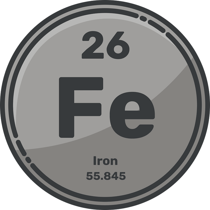 Iron element clipart. Free download transparent .PNG Creazilla