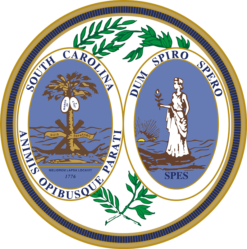Seal of South Carolina (Alternative) clipart. Free download transparent