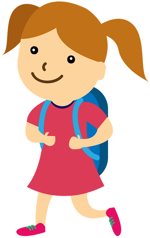 Schoolgirl clipart. Free download transparent .PNG Creazilla