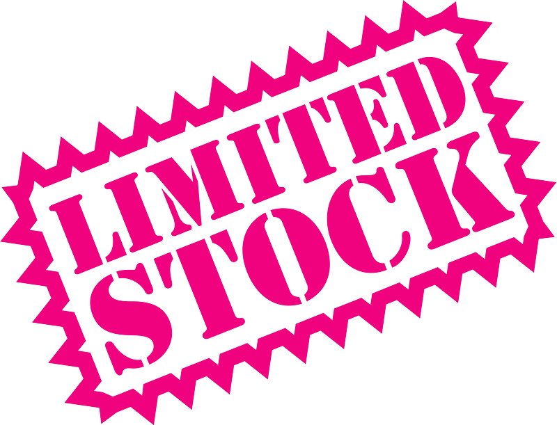 Limited Stock Label clipart. Free download transparent .PNG Creazilla