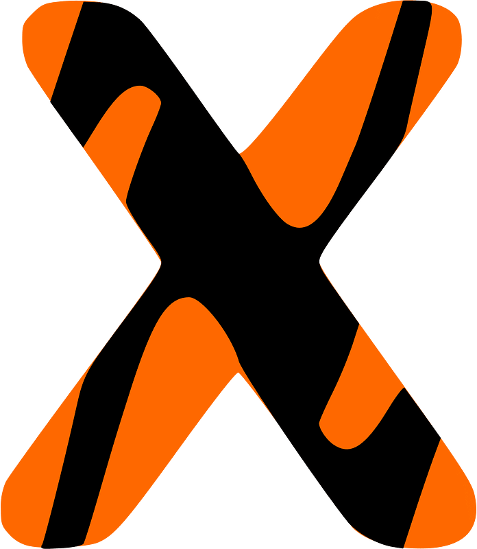Uppercase Letter X clipart. Free download transparent .PNG Creazilla