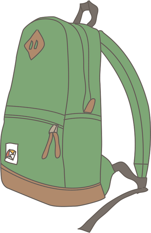 Backpack Rucksack clipart. Free download transparent .PNG Creazilla
