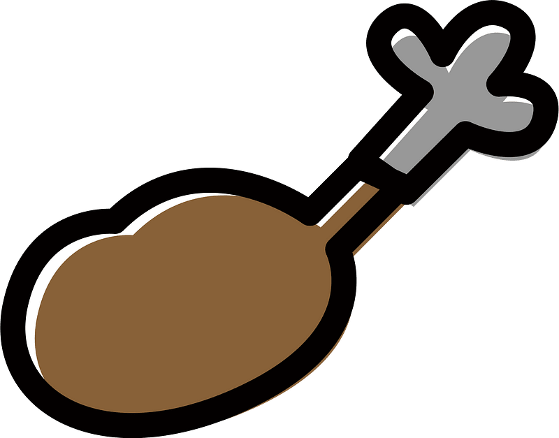 Chicken Leg clipart. Free download transparent .PNG Creazilla