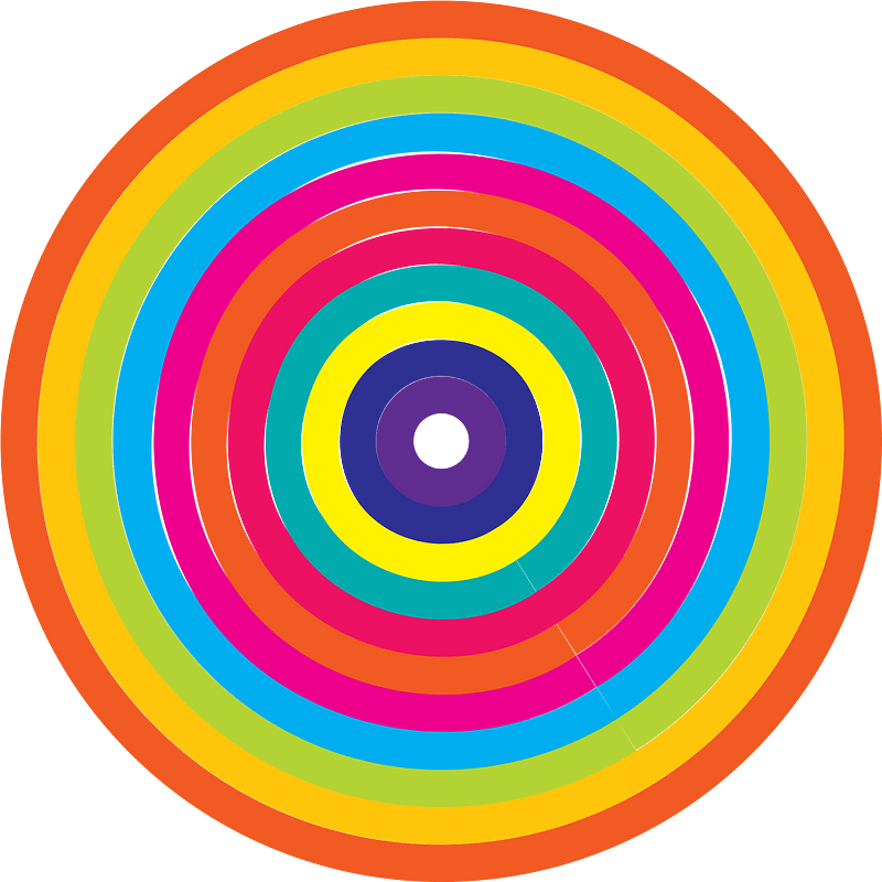 colorful circles clipart. Free download transparent .PNG | Creazilla