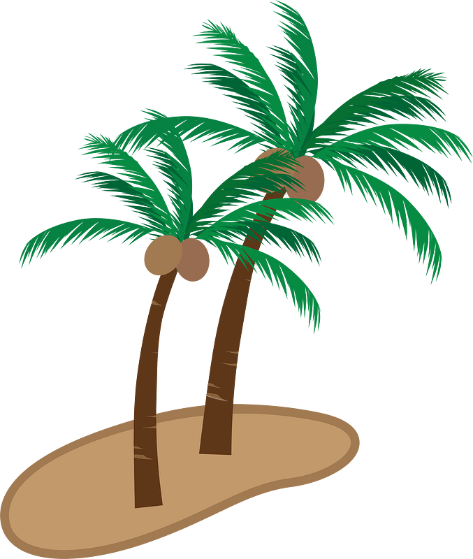 Palmen clipart. Kostenloser Download. Creazilla