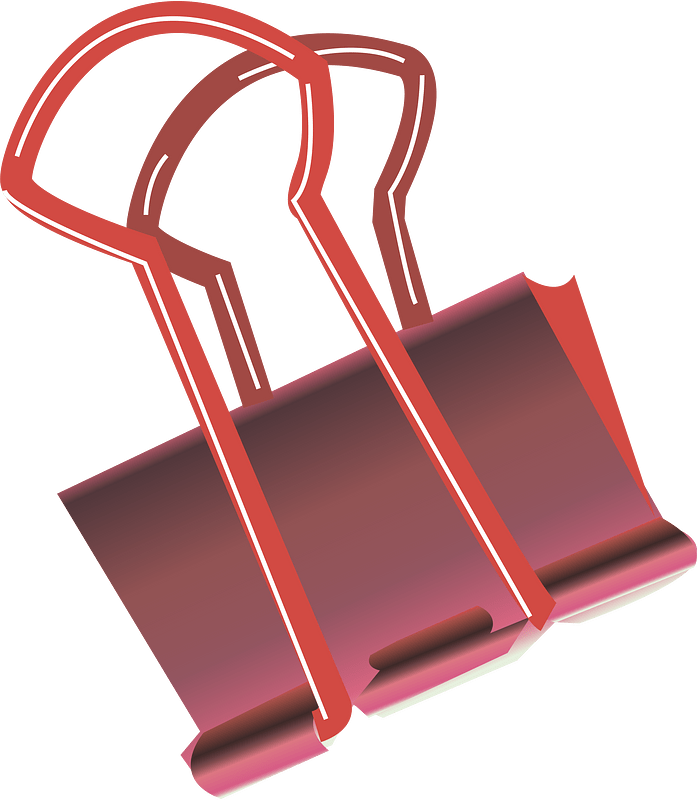 Paper clips stationery clipart. Free download transparent .PNG Creazilla