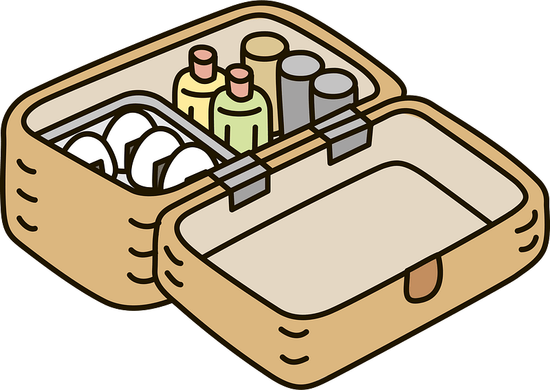Picnic basket clipart. Free download transparent .PNG Creazilla