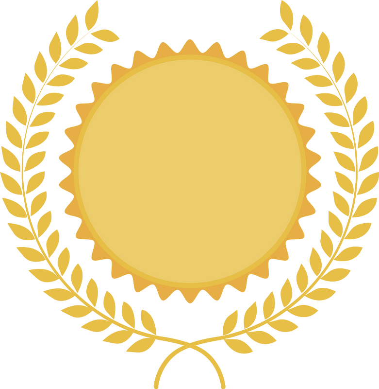 Médaille d'or clipart