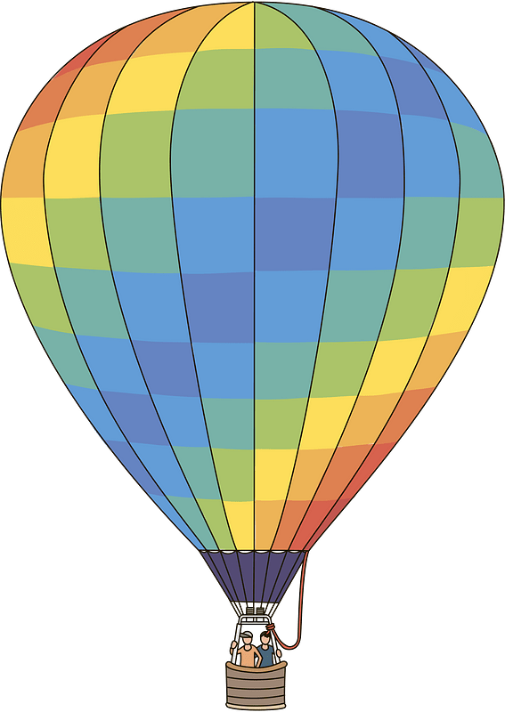 Hot air balloon clipart. Free download transparent .PNG Creazilla