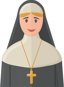 Nun clipart