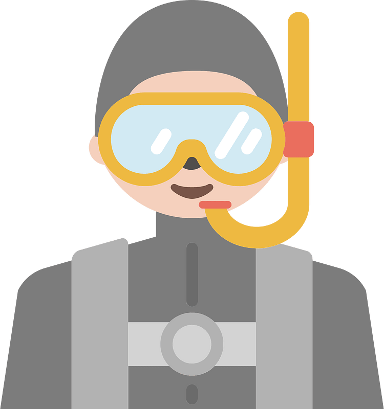 Scuba diver clipart. Free download transparent .PNG Creazilla