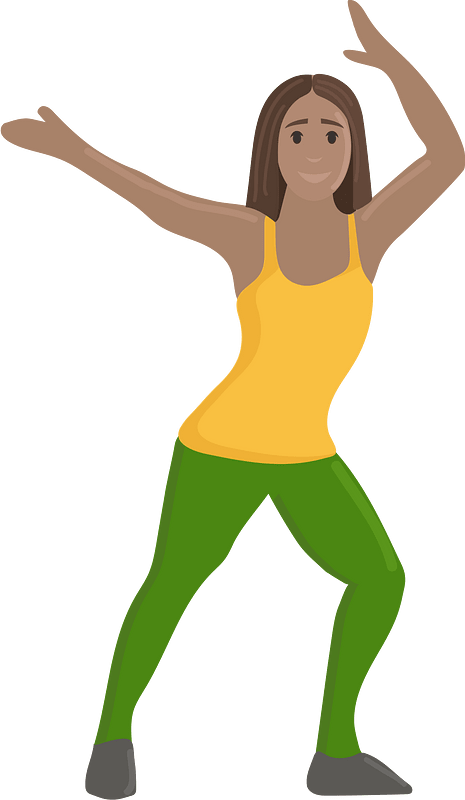 Zumba dance clipart