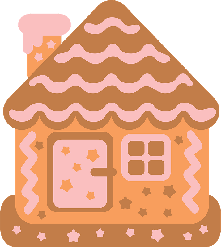 Gingerbread house clipart. Free download transparent .PNG Creazilla