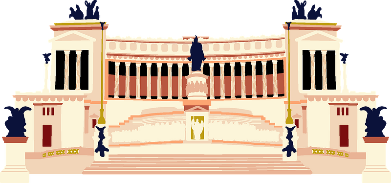 Piazza Venezia immagine clipart