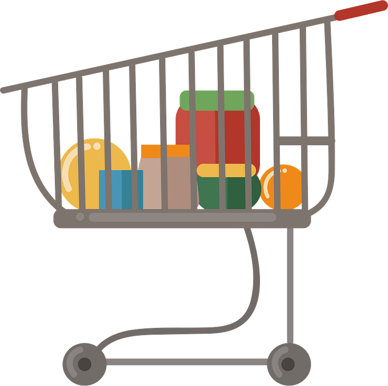 Shopping cart clipart. Free download transparent .PNG Creazilla