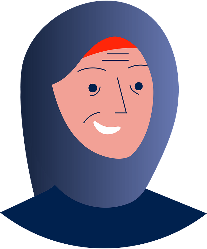 Woman in Hijab immagine clipart