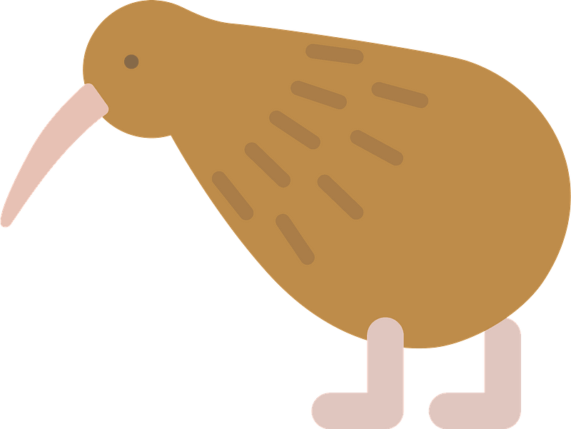 Kiwi-Vogel clipart