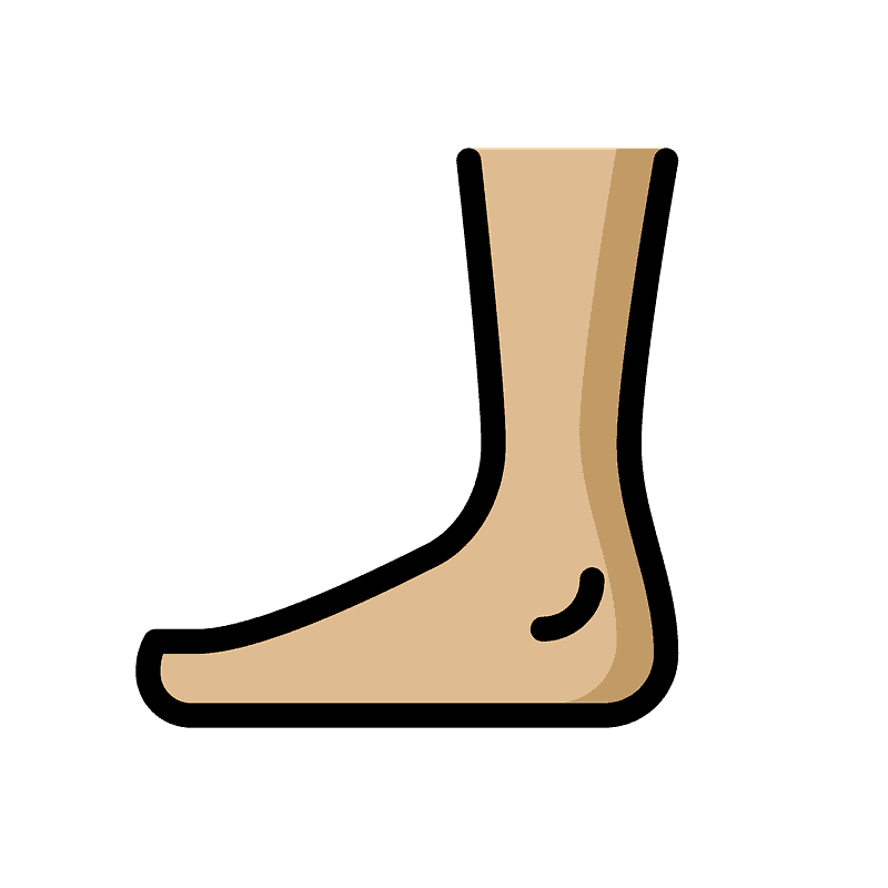 Foot emoji clipart. Free download transparent .PNG Creazilla