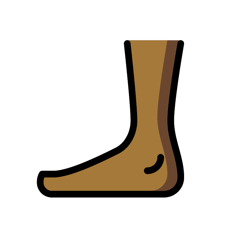 Foot emoji clipart. Free download transparent .PNG Creazilla