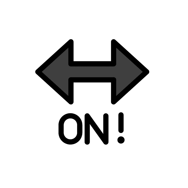 ON! arrow emoji clipart. Free download transparent .PNG Creazilla