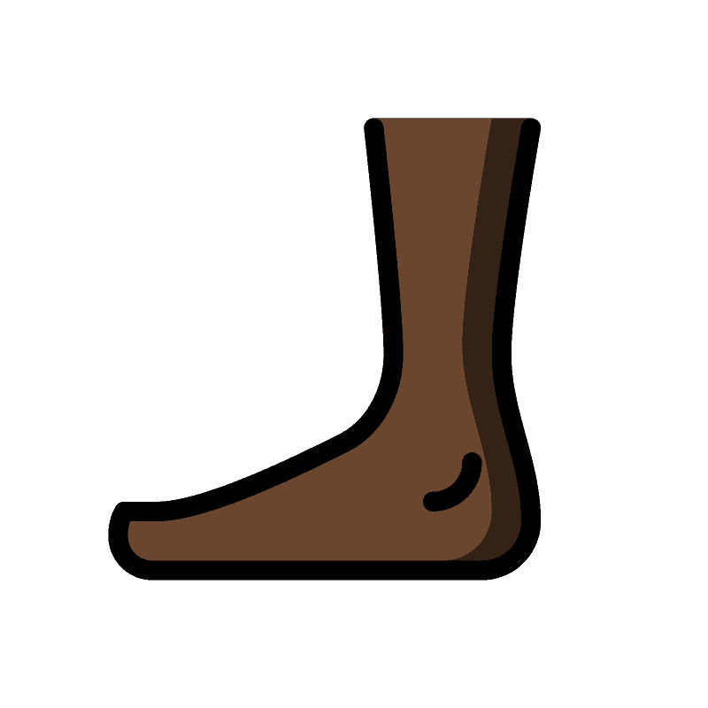 Foot emoji clipart. Free download transparent .PNG Creazilla