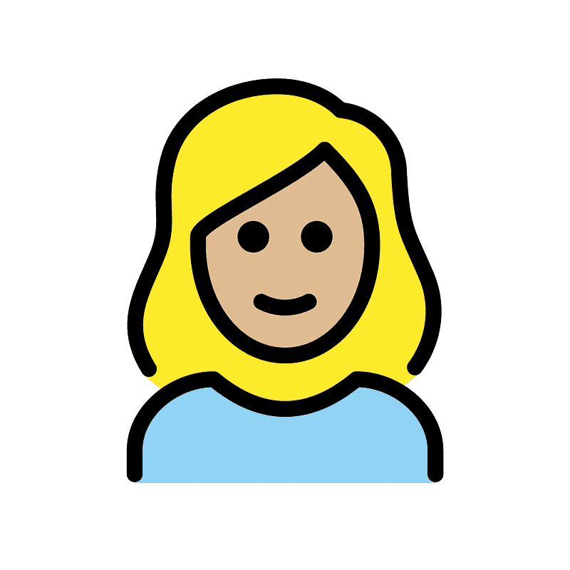 Woman emoji clipart. Free download transparent .PNG | Creazilla