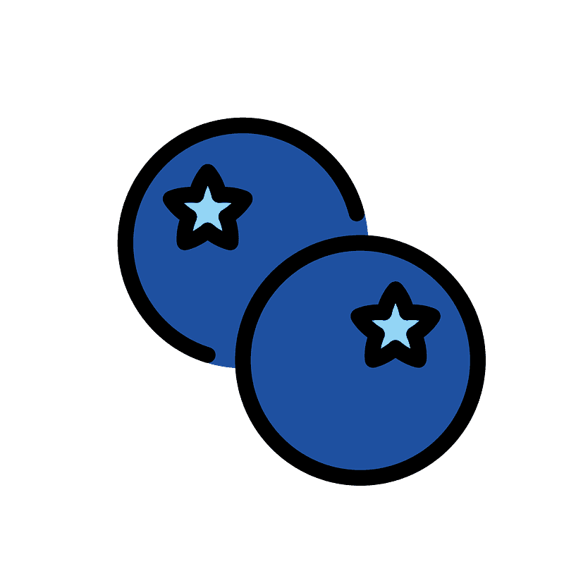 블루베리 클립 아트. 무료 다운로드. Creazilla