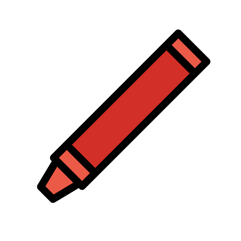Crayon emoji clipart. Free download transparent .PNG Creazilla