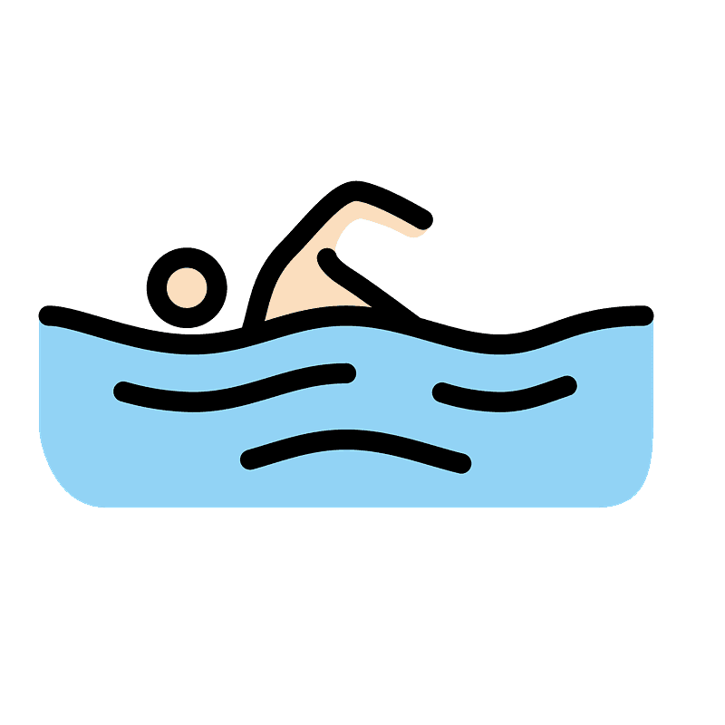 Man swimming emoji clipart. Free download transparent .PNG Creazilla