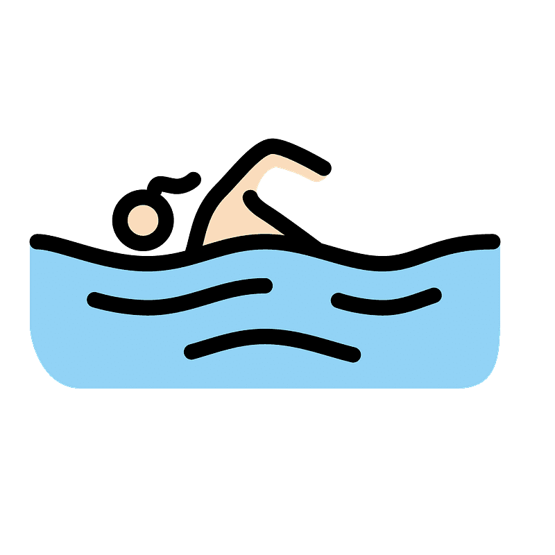 Woman swimming emoji clipart. Free download transparent .PNG Creazilla