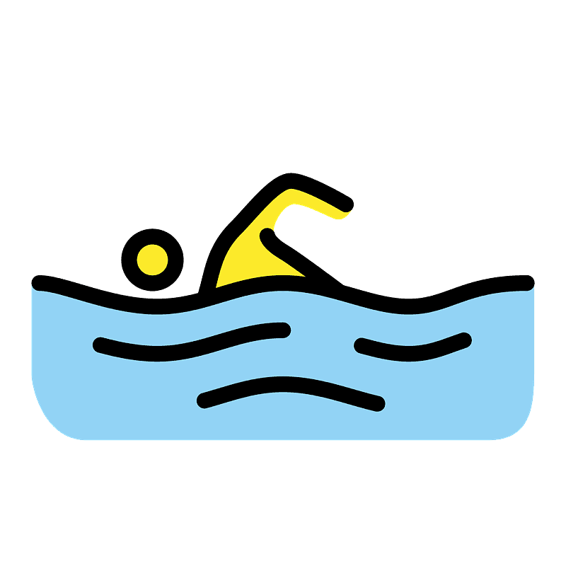 Personne nageant image clipart. Téléchargement gratuit. Creazilla