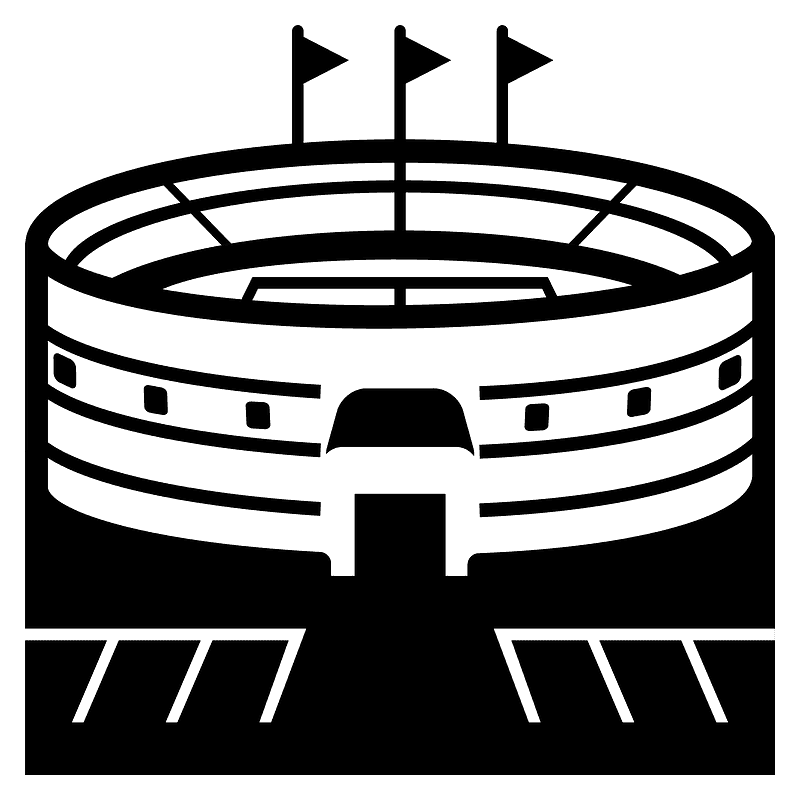 Stadium emoji clipart. Free download transparent .PNG Creazilla