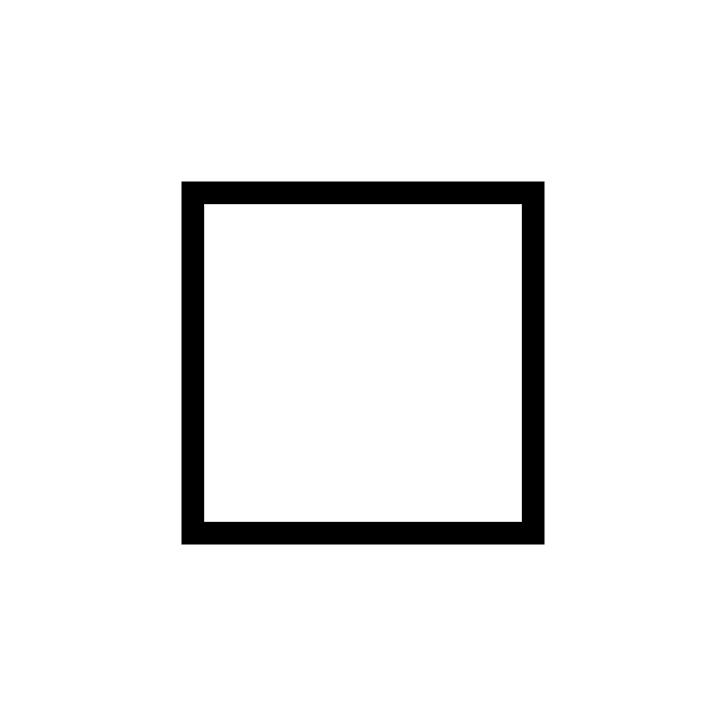 White small square emoji clipart. Free download transparent .PNG